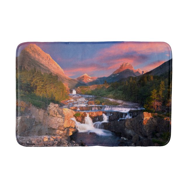 Berg | Glacier National Park Montana Badrumsmatta (Framsidan)