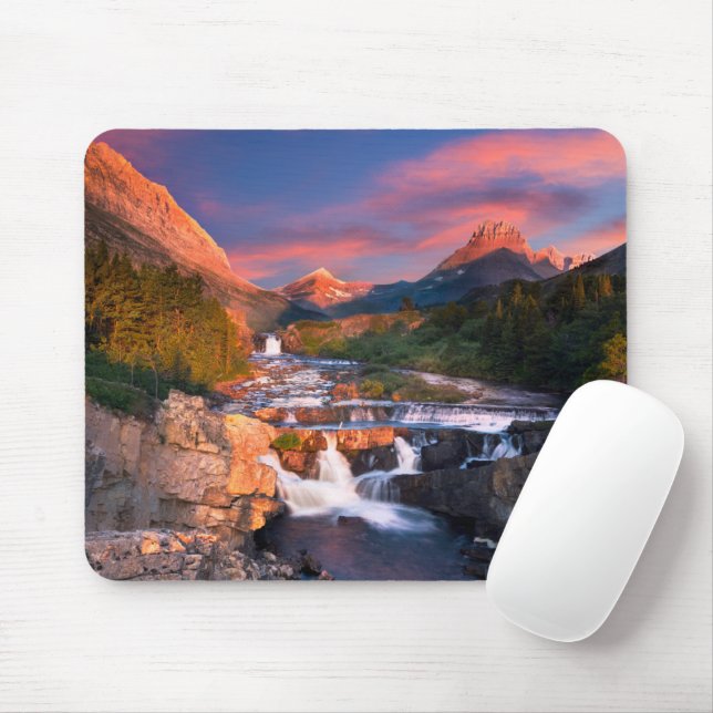 Berg | Glacier National Park Montana Musmatta (Med mus)