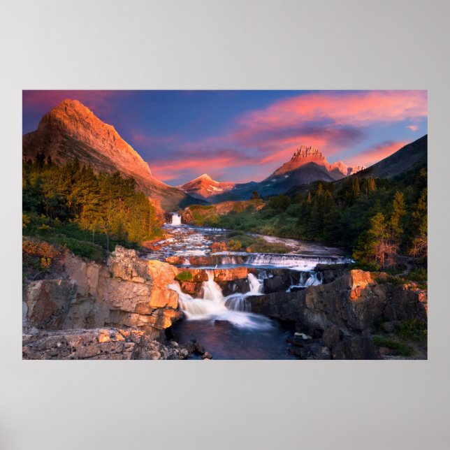 Berg | Glacier National Park Montana Poster (Framsidan)