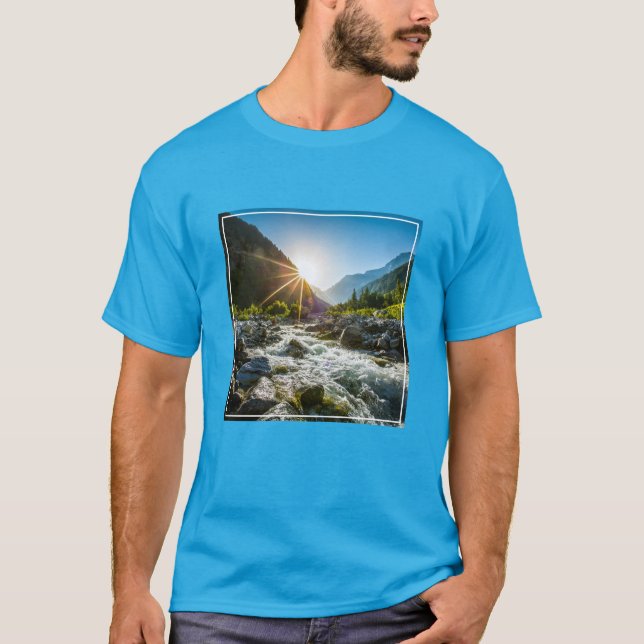 Berg | Hohe Tauern nationalpark, Österrike T Shirt (Framsida)