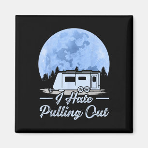 Berg Husbil Jag Hatade Att Köra Ut Camping  Magnet