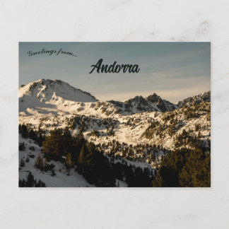 Berg i Andorra Vykort