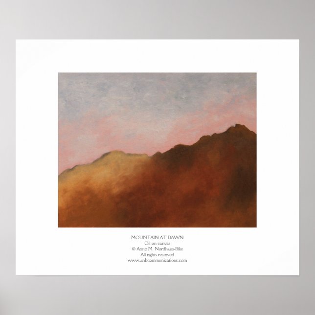 Berg i Dawn Poster (Framsidan)