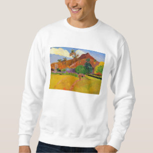 "Berg i den Tahiti" - Paul Gauguin tröjan Långärmad Tröja