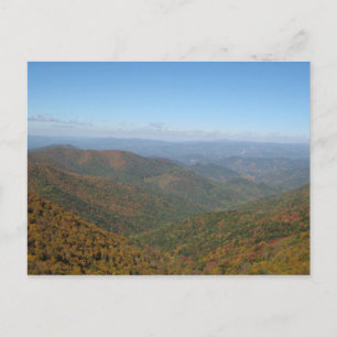 Berg i North Carolina Vykort