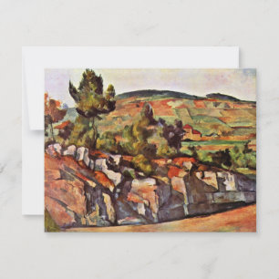 Berg i Provence av Paul Cézanne Inbjudningar
