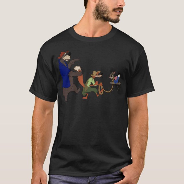 Berg i stänk (Brer Rabbit Brer Fox och Brer Bea T Shirt (Framsida)
