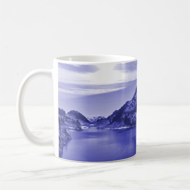 Berg i västra Kanada Kaffe kopp (Vänster)