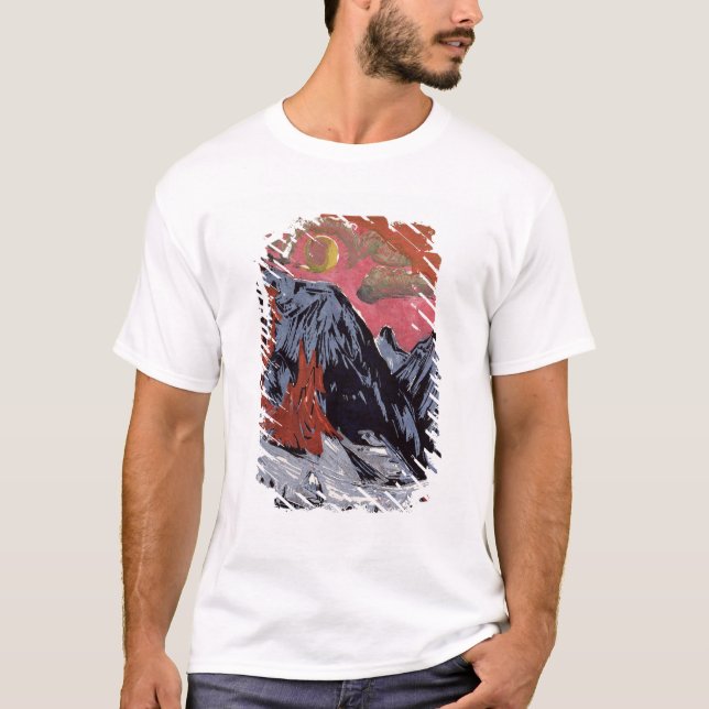 Berg i vintern, 1919 tee shirt (Framsida)