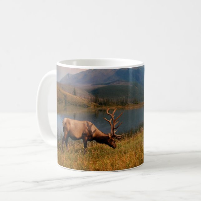 Berg | Jacques Mountain Range Alberta Kanada Kaffemugg (Framsida vänster)