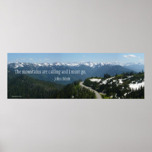 Berg kallar poster