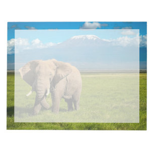 Berg Kilimanjaro Tanzania, Afrika Anteckningsblock