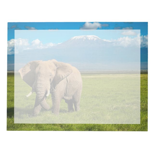 Berg | Kilimanjaro Tanzania, Afrika Anteckningsblock (Framsida)
