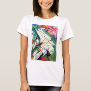Berg (Landskap) av Franz Marc, Vintage Art Tee Shirt