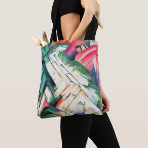 Berg (Landskap) av Franz Marc, Vintage Art Tygkasse
