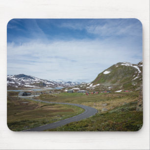 Berg landskap i norgemousepad musmatta