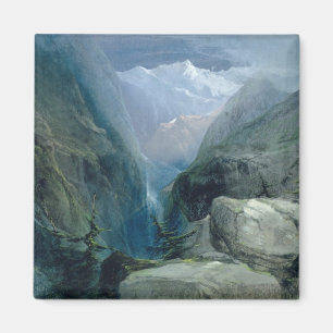 Berg landskap magnet