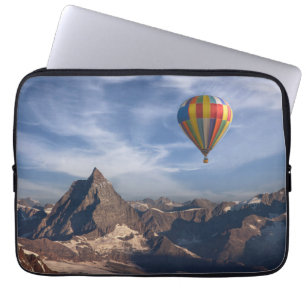 Berg Luftballong Matterhorn Swiss Alpernas Laptop Fodral