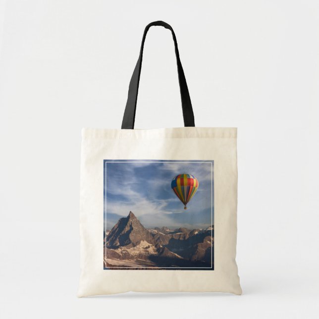 Berg | Luftballong Matterhorn Swiss Alpernas Tygkasse (Framsidan)