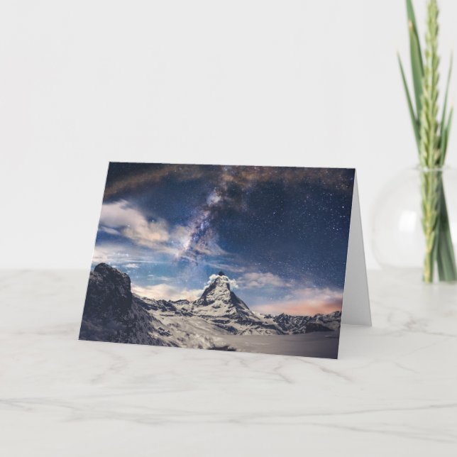 Berg | Matterhorn Zermatt Schweiz Kort (Framsida)