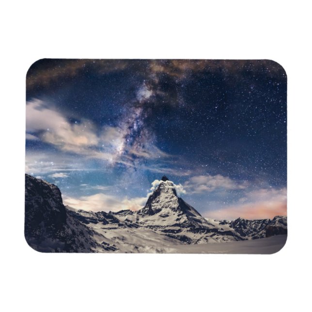 Berg | Matterhorn Zermatt Schweiz Magnet (Horisontell)