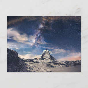 Berg Matterhorn Zermatt Schweiz Vykort