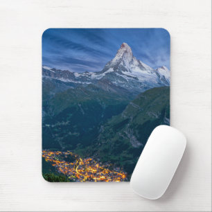 Berg Matterhorn, Zermatt, schweiziska Alpernor Musmatta