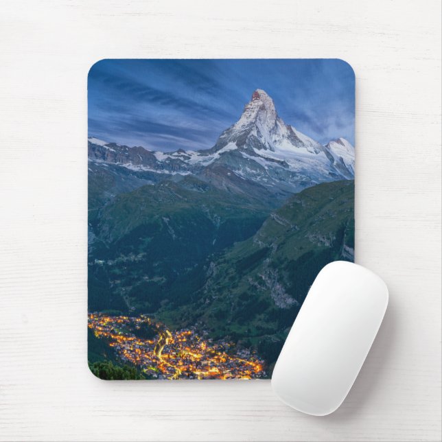 Berg | Matterhorn, Zermatt, schweiziska Alpernor Musmatta (Med mus)