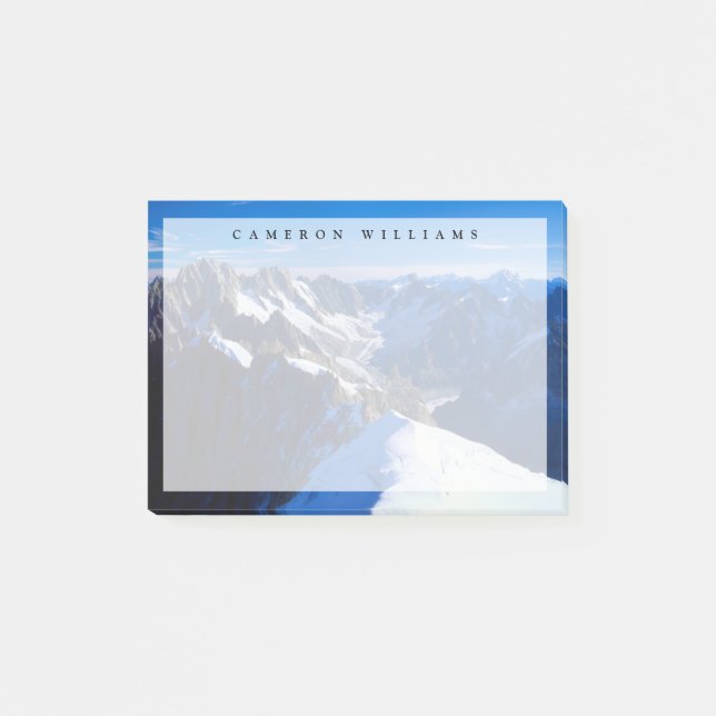 Berg | Mont Blanc, EU-Alpernor Post-it Block (Framsida)