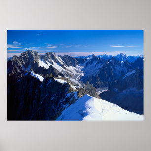 Berg   Mont Blanc, EU-Alpernor Poster