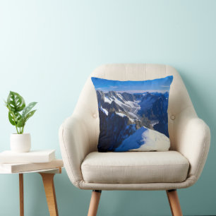 Berg Mont Blanc, europeiska alperna Kudde