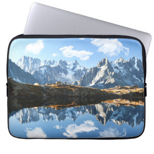 Berg Mont Blanc Massif, Frankrike Laptop Fodral