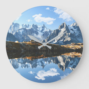 Berg Mont Blanc Massif, Frankrike Stor Klocka