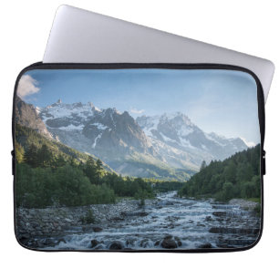 Berg Mont Blanc Massif, Italien Laptop Fodral