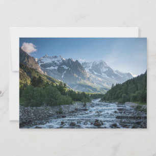 Berg Mont Blanc Massif, Italien Tack Kort