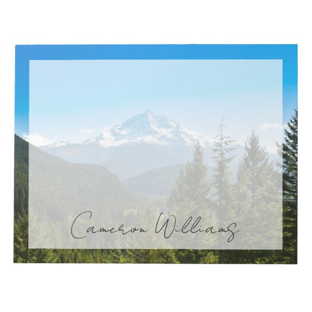 Berg | Mt. Huva Oregon Anteckningsblock (Framsida)