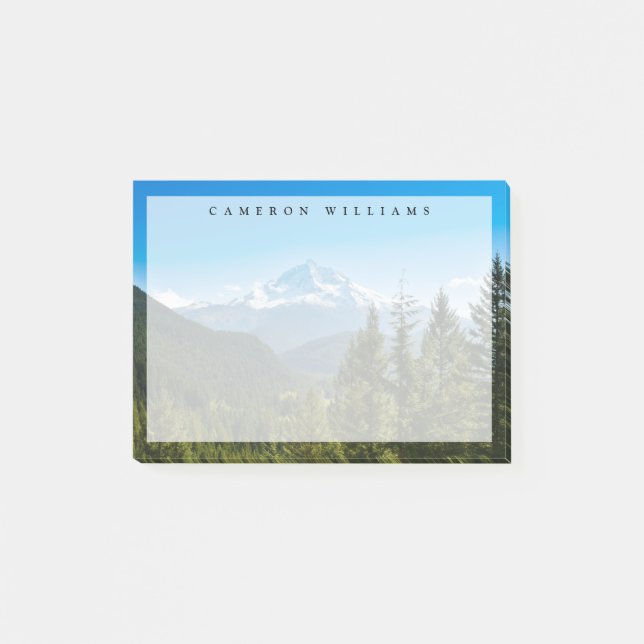 Berg | Mt. Huva Oregon Post-it Block (Framsida)