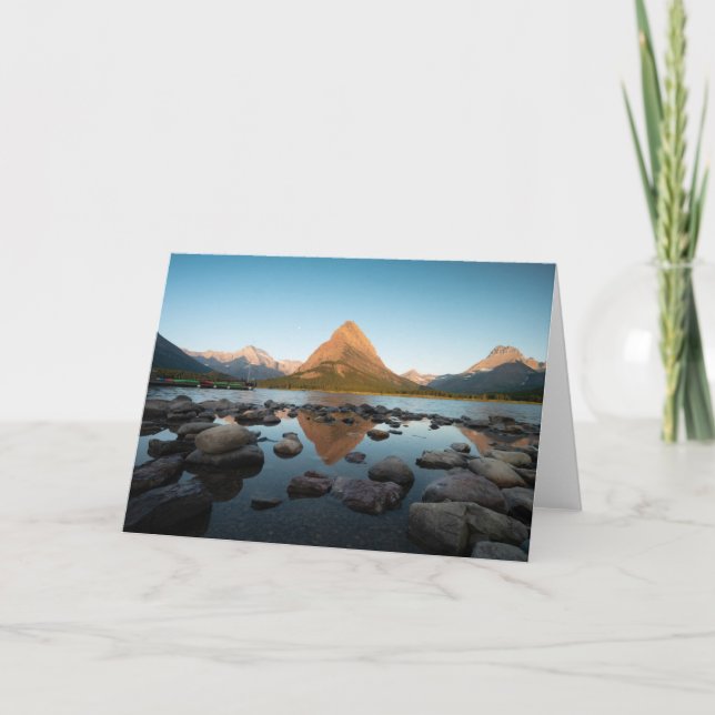 Berg nationalpark för glaciär för sjö | kort (Framsida)