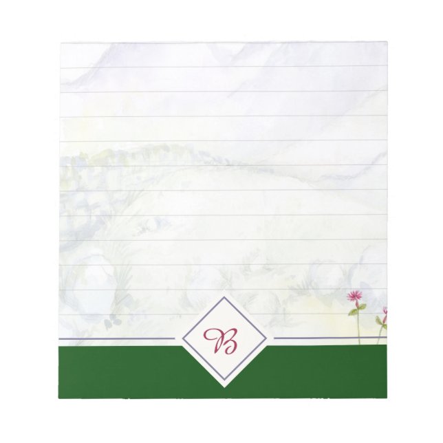 Berg Notisblock Anteckningsblock (Framsida)