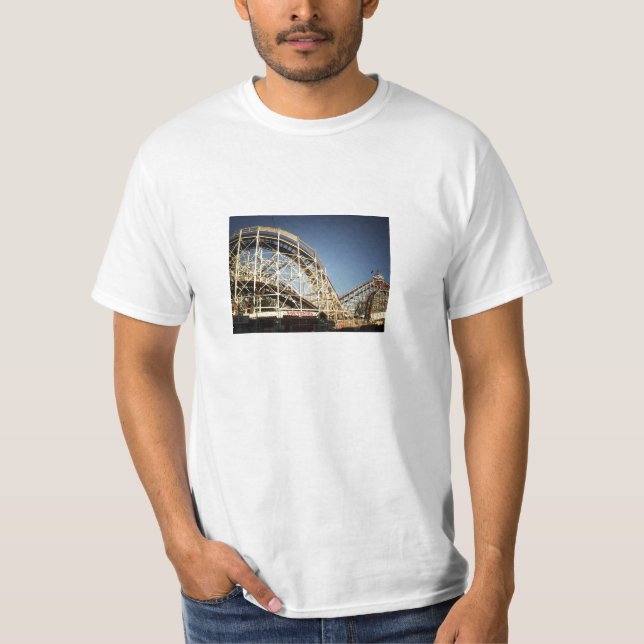 Berg- och dalbana för ConeyöCyclone, Brooklyn Tee Shirt (Framsida)