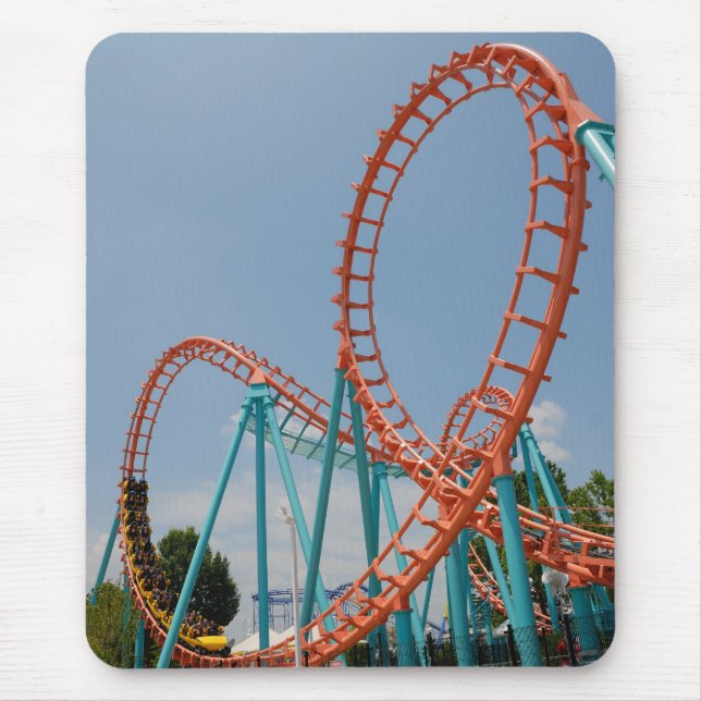 berg- och dalbana musmatta (Framsidan)