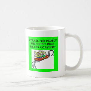 berg- och dalbanafanatiker kaffemugg