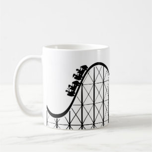Berg- och dalbanamugg kaffemugg