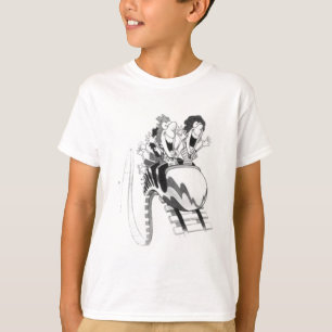Berg- och dalbanaroligt tee shirt