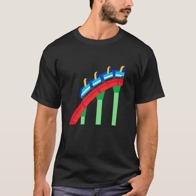 Berg- och dalbanedräkt t shirt (Framsida)