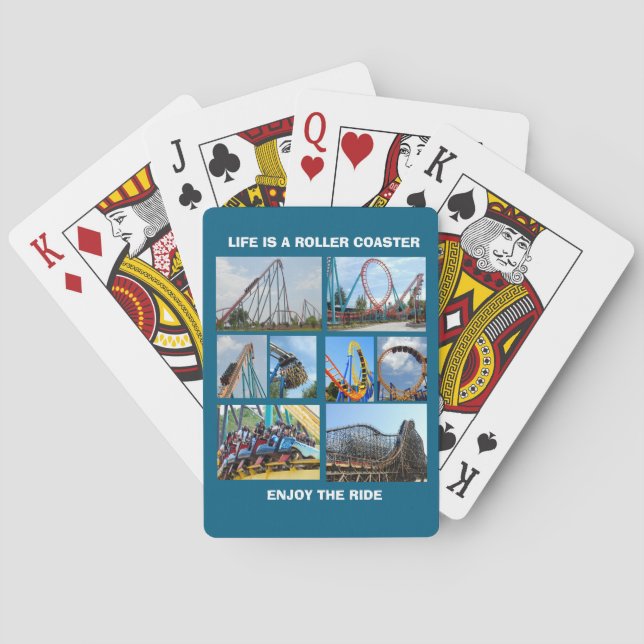 BERG- och dalbanor  Casinokort (Baksidan)
