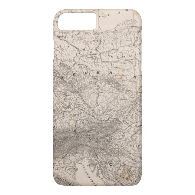 Berg och floder i Europa Case-Mate iPhone Skal (Baksida)