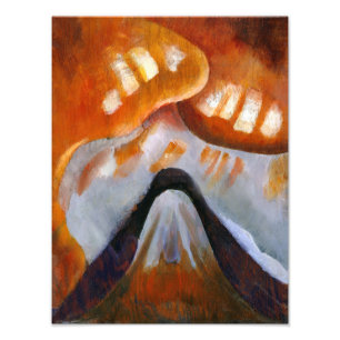 Berg och himmel Arthur Dove Fototryck