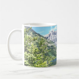 Berg och Jenny storslagen Teton för sjö Kaffemugg