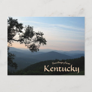 Berg och landskapssida i Kentucky Vykort